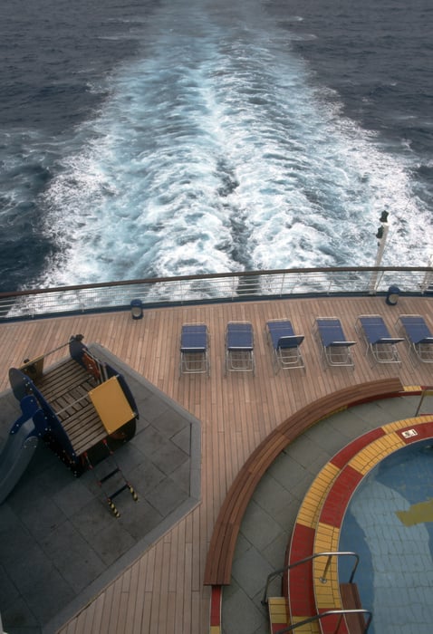 Cruise ship deck.